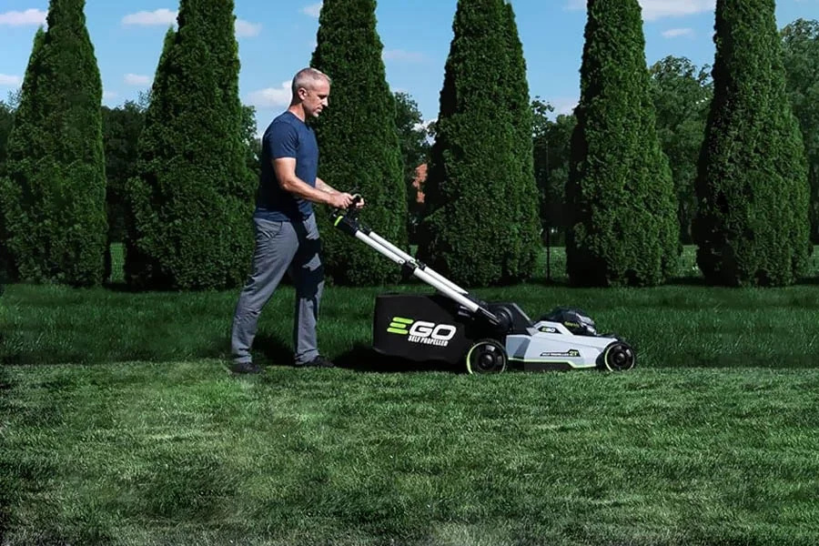 battery power mower reviews